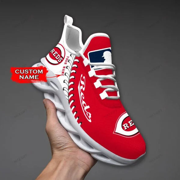 Cincinnati Reds Custom Name Max Soul Shoes