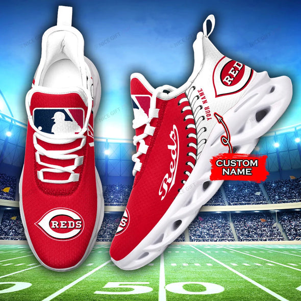 Cincinnati Reds Custom Name Max Soul Shoes
