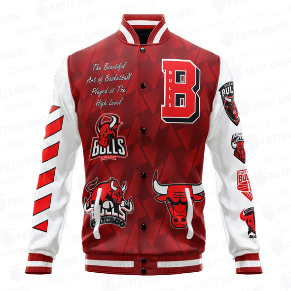 Chicago Bulls Baseball Varsity Jacket