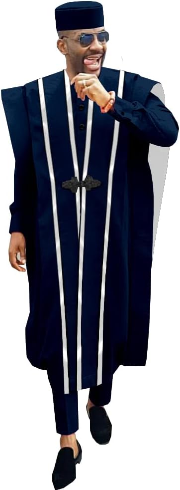 Men Clothing Shirts Pants Tribal Hat Wedding Evening Outfits 4 Pieces