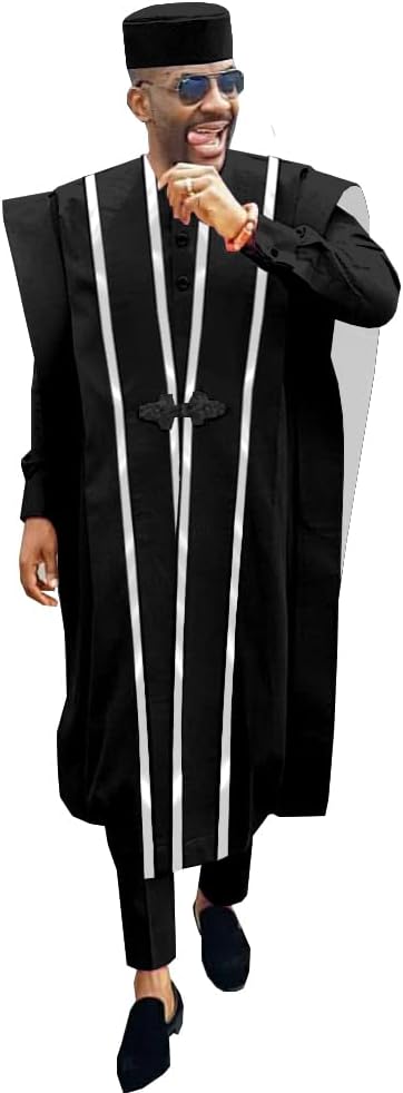 Men Clothing Shirts Pants Tribal Hat Wedding Evening Outfits 4 Pieces