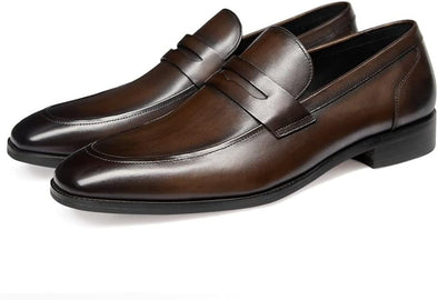Men's Dress Shoes Slip-On Loafers Leather Shoes for Men