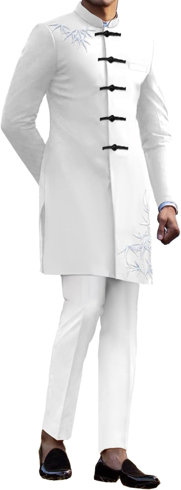 2 Piece Set Slim Fit Traditional Suit Mens recourse control attire