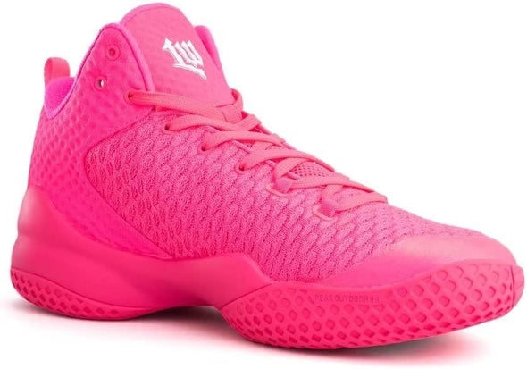 PEAK High Top Mens Basketball Shoes Lou Williams Streetball Master Breathable Non Slip Outdoor Sneakers Cushioning Workout Shoes for Fitness