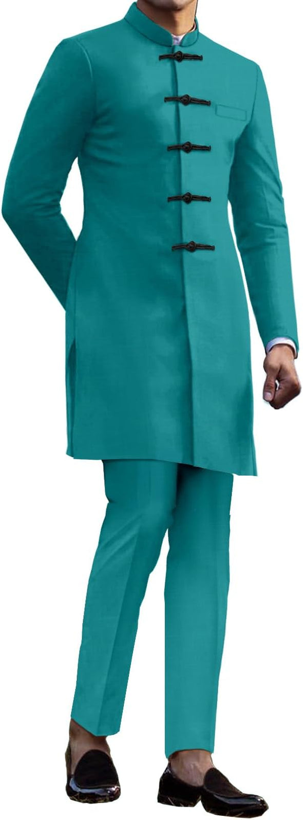 2 Piece Set Slim Fit Traditional Suit Mens recourse control attire