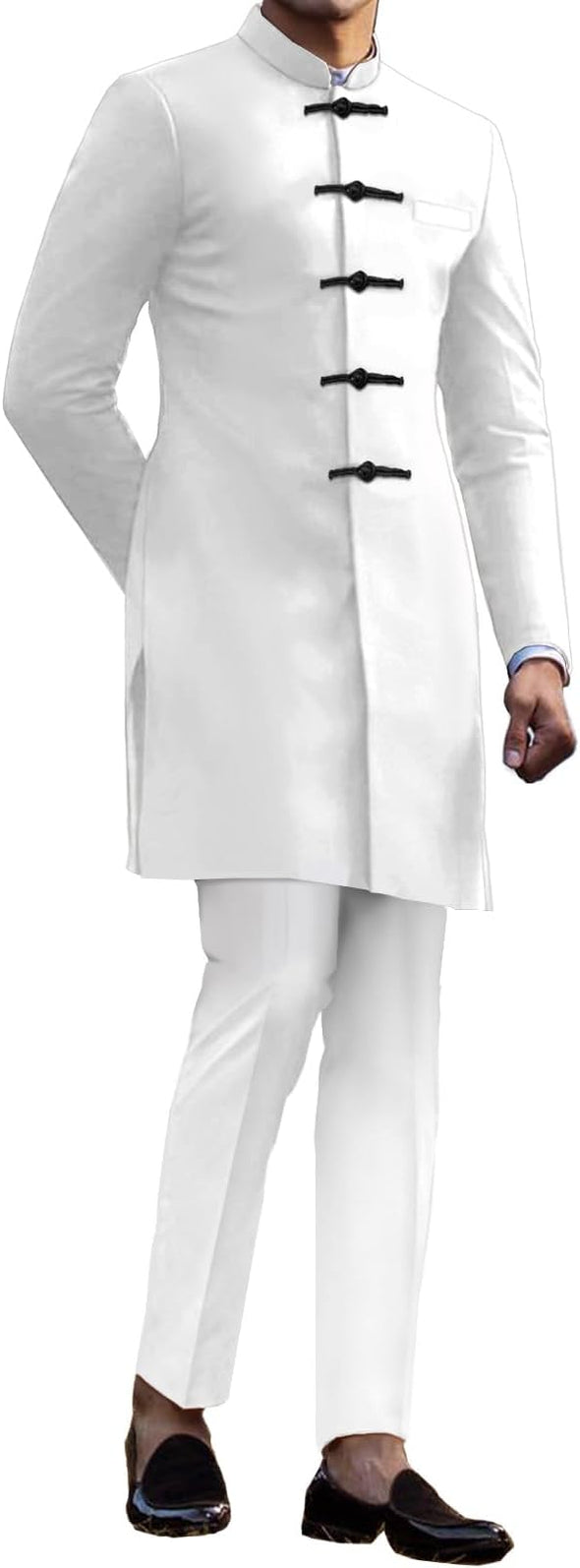 2 Piece Set Slim Fit Traditional Suit Mens recourse control attire