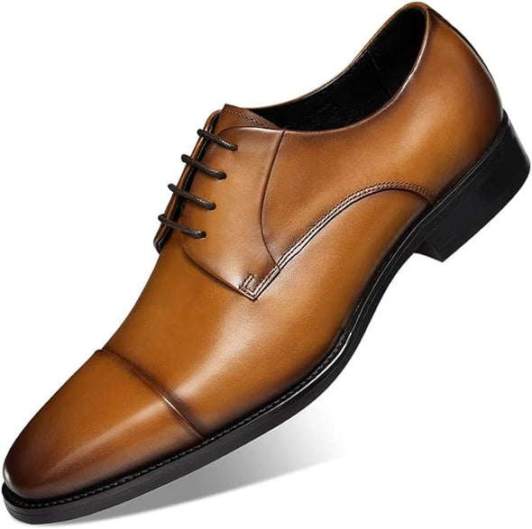 Mens Leather Dress Shoes Mens Oxfords Formal Dress Shoes for Men