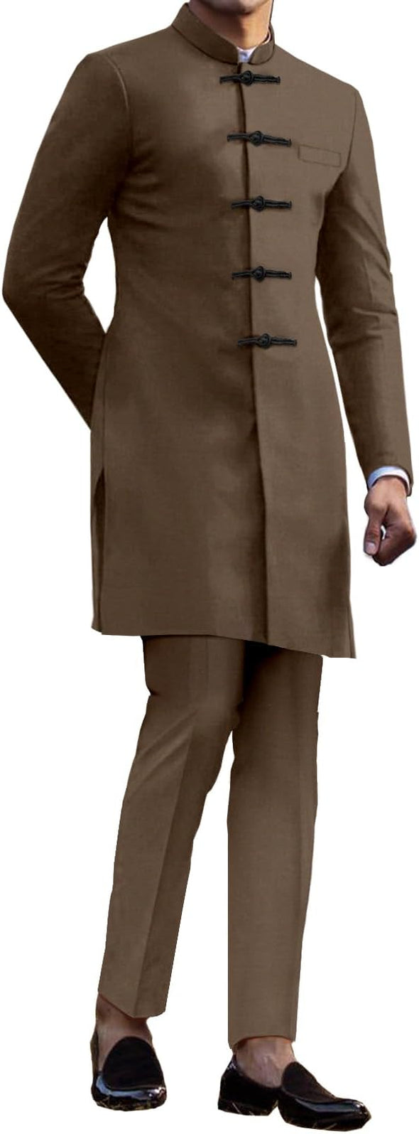 2 Piece Set Slim Fit Traditional Suit Mens recourse control attire