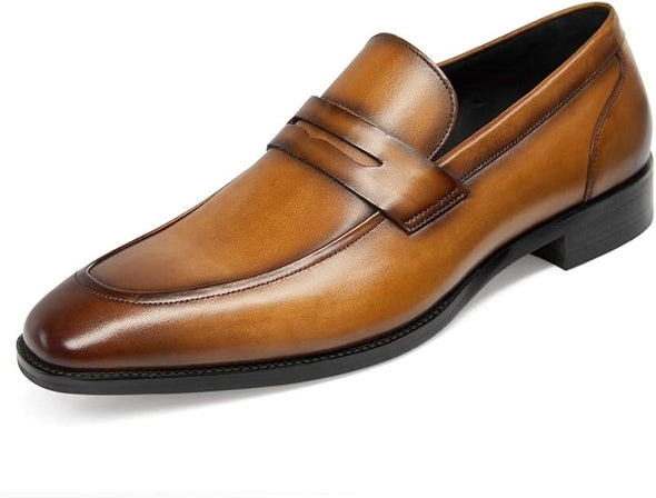 Men's Dress Shoes Slip-On Loafers Leather Shoes for Men