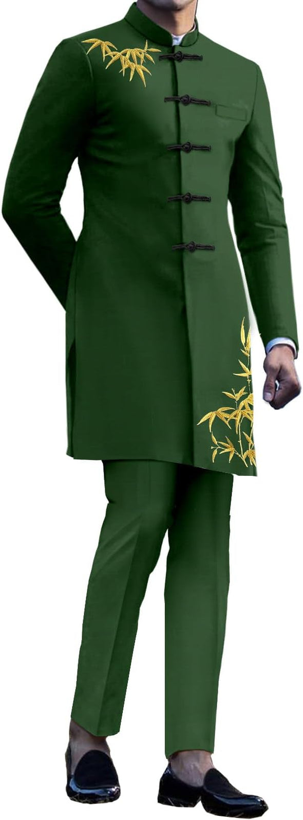 2 Piece Set Slim Fit Traditional Suit Mens recourse control attire