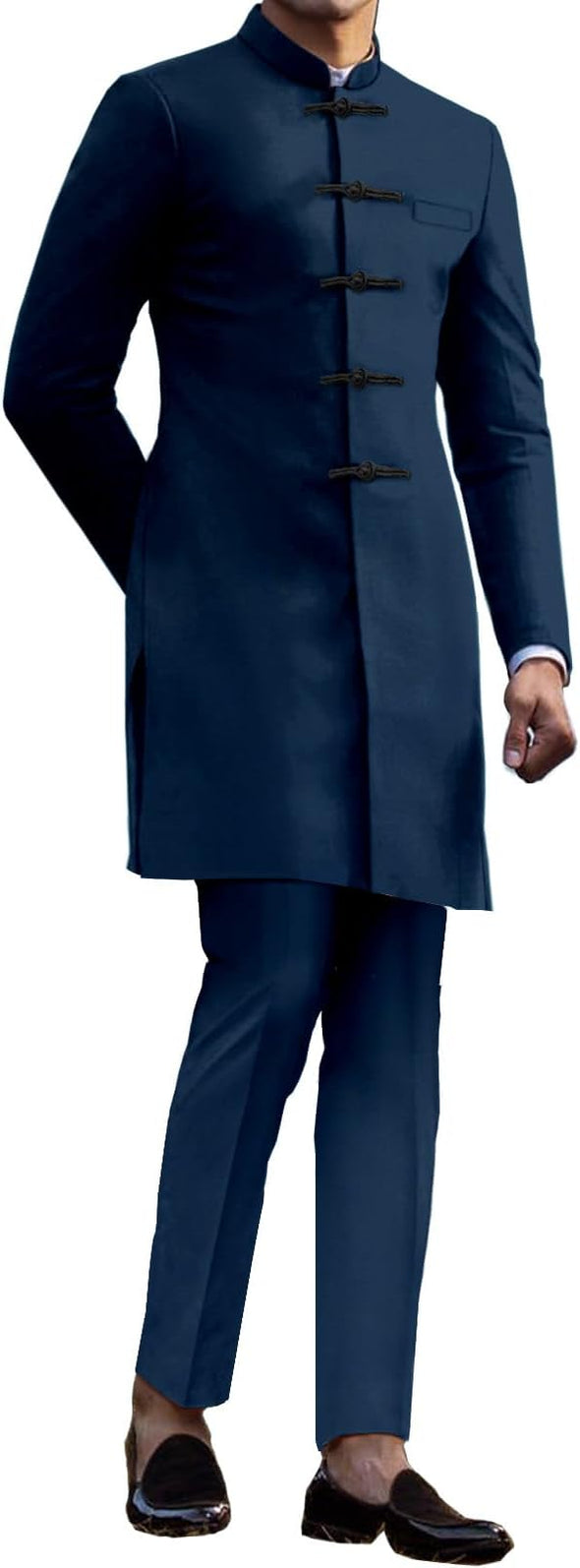 2 Piece Set Slim Fit Traditional Suit Mens recourse control attire