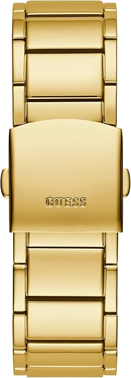 GUESS Men Quartz Watch with Stainless Steel Bracelet, Golden
