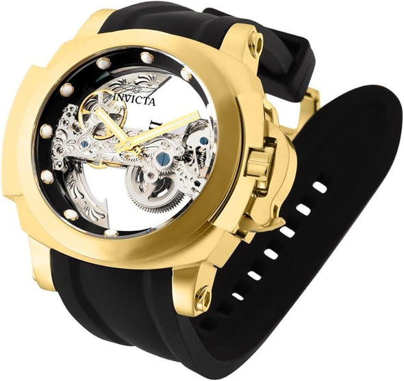 Invicta Men's Coalition Forces Analog Display Automatic Self Wind Black Watch