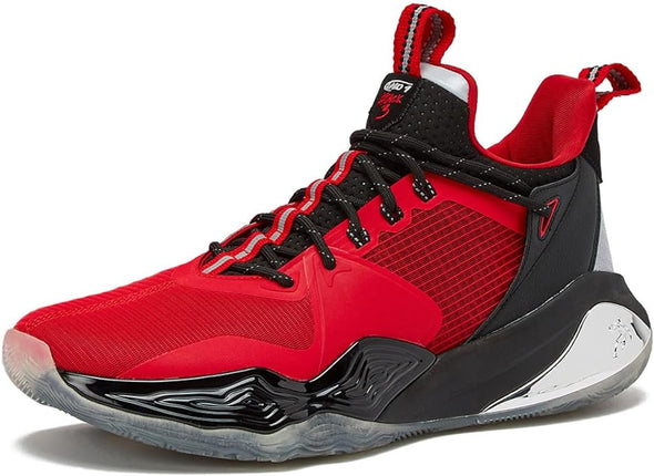 AND1 Attack 3.0 Mens Basketball Shoes Men, Court Sneakers for Men or Women, Sizes 7 to 16 - Black, Blue, Red, Silver, or Green