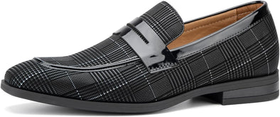 Men's Velvet Loafers fashion Dress Shoes