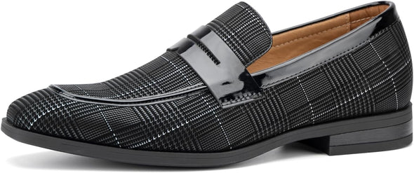 Men's Velvet Loafers fashion Dress Shoes