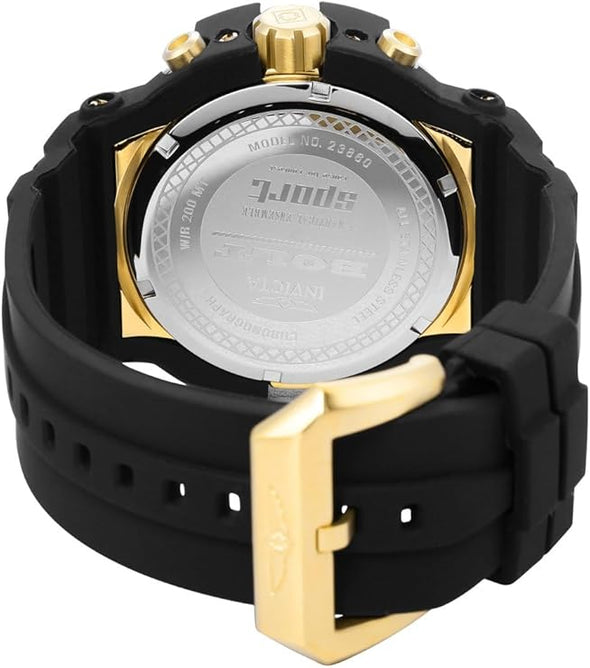 Invicta Men's Bolt Analog Display Quartz Black Watch