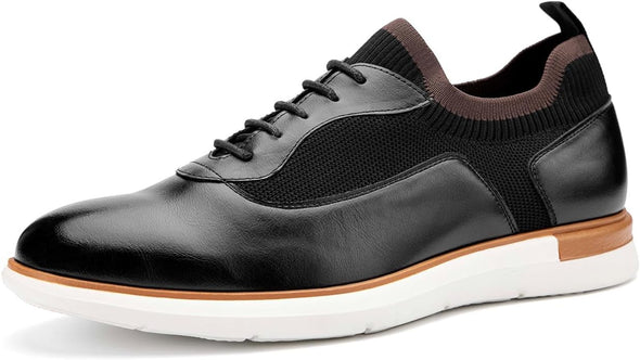 Men's Casual Oxford Dress Shoes Classic Modern Business Lace-up Wingtip Shoes