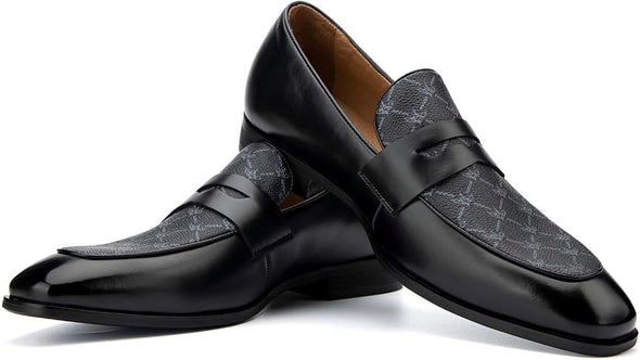 Mens Loafers Shoes Slip On Driving Shoes Casual Dress Loafer Business Fashion Shoes