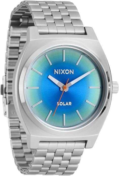NIXON Time Teller Solar A1369-100m Water Resistant Men's Analog Solar Powered Fashion Watch