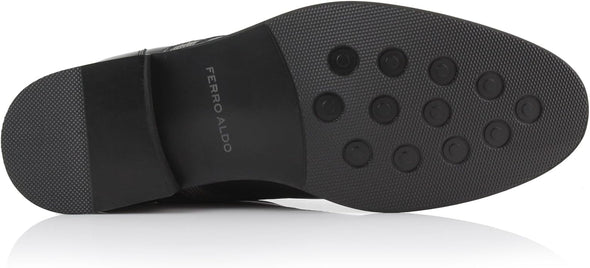 Men's Wing-Tip Plaid Dress Boots