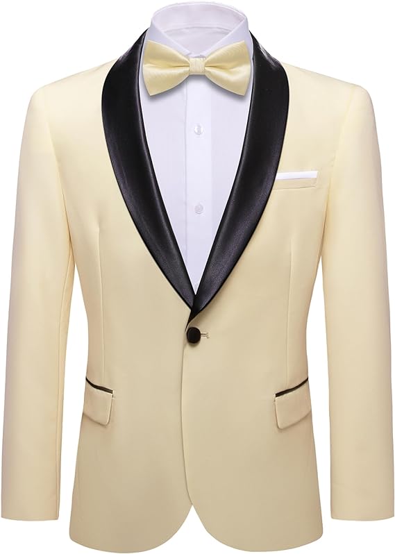 Mens Blazer Suit Lightweight Regular Tuxedo Sequins Floral for Wedding Party Prom