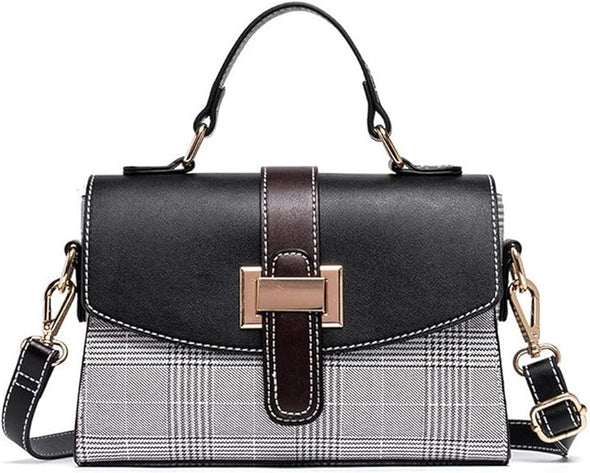 Crossbody Purse for Women Shoulder Bag Leather Waterproof Retro Fashion Handbag Small