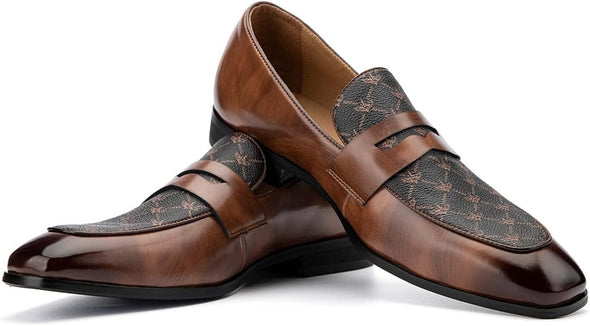 Mens Loafers Shoes Slip On Driving Shoes Casual Dress Loafer Business Fashion Shoes