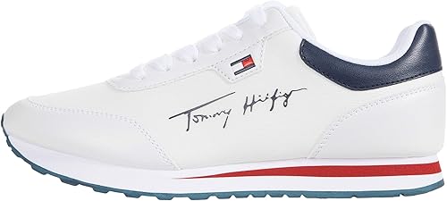 Tommy Hilfiger Laces White/blue signature sneakers