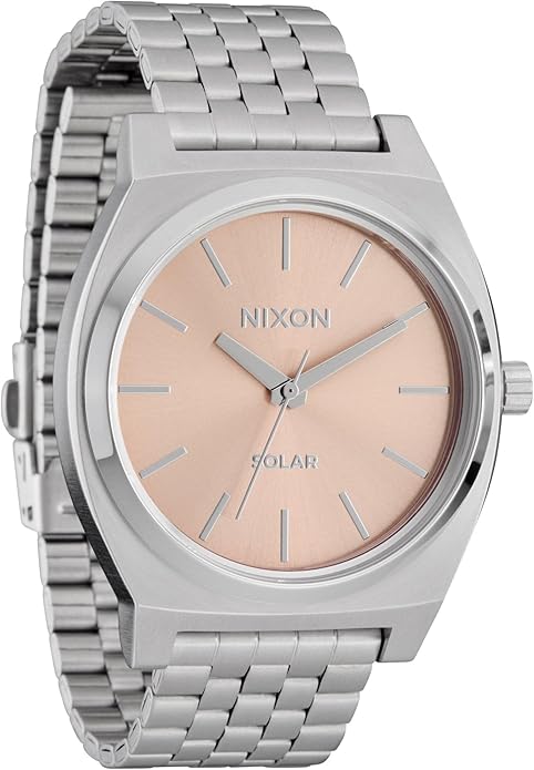 NIXON Time Teller Solar A1369-100m Water Resistant Men's Analog Solar Powered Fashion Watch