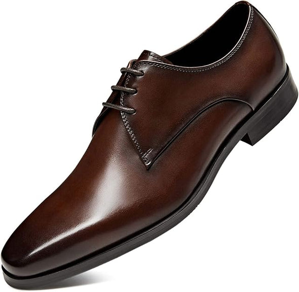 Mens Oxford Shoes Genuine Leather Dress Shoes