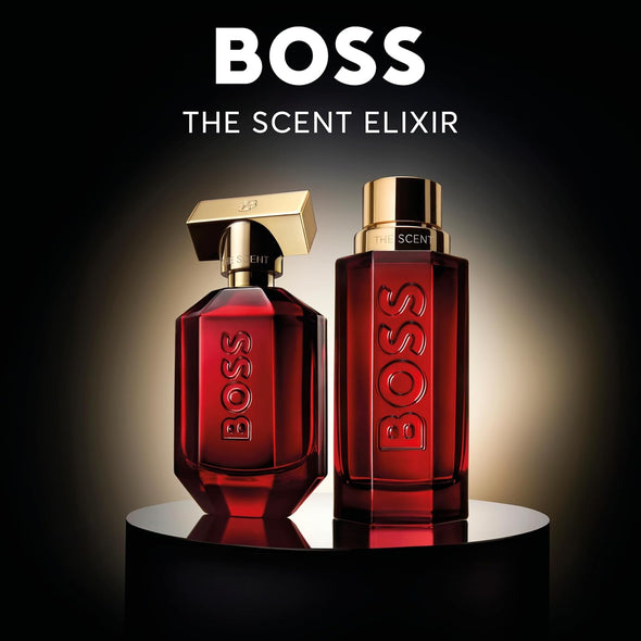 Hugo Boss The Scent Elixir Parfum – Ambery Men's Cologne – With Notes of Pimento, Lavandin Absolute & Sandalwood – Long Lasting Fragrance