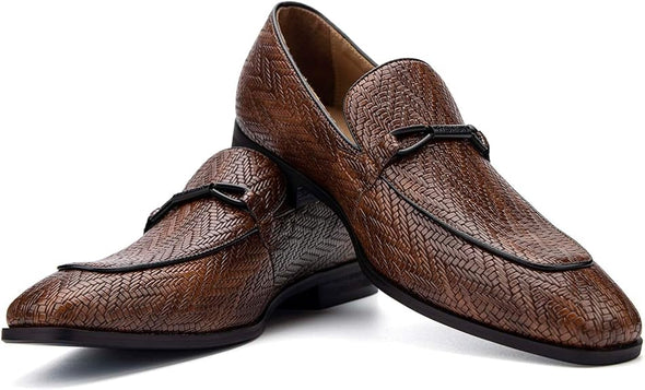 Mens Loafers Shoes Slip On Driving Shoes Casual Dress Loafer Business Fashion Shoes