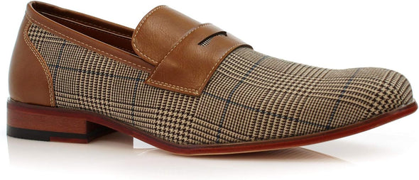 Mens Casual Classic Penny Loafer Dress Shoes