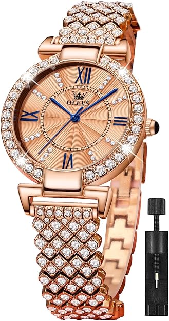 Ladies Watches Rose Gold Japanese Quartz Female Watches for Women Waterproof Stainless Steel Casual Dress Lady Wrist Watches