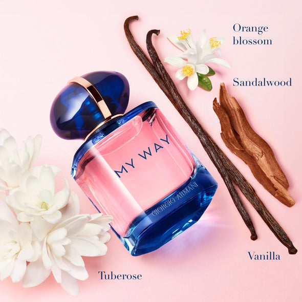 Armani Beauty - My Way Intense - Eau de Parfum - Perfume for Women - Floral Woody & AmberyFragrance - Orange blossom