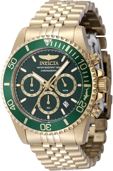 INVICTA Pro Diver Men 43mm Stainless Steel Gold Gold dial
