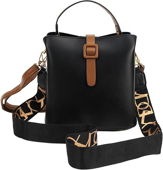 Women Retro Alligator Bucket Bags Crocodile Pattern Designer Shoulder Bag Ladies PU Purse Crossbody Wallet Bag