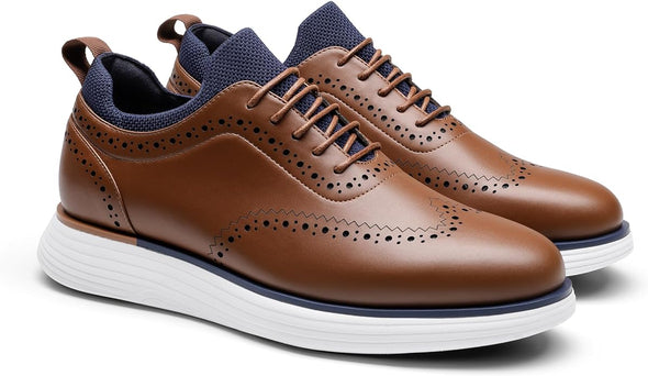 Men's Dress Sneakers Oxfords Casual Wingtip Brogue Shoes