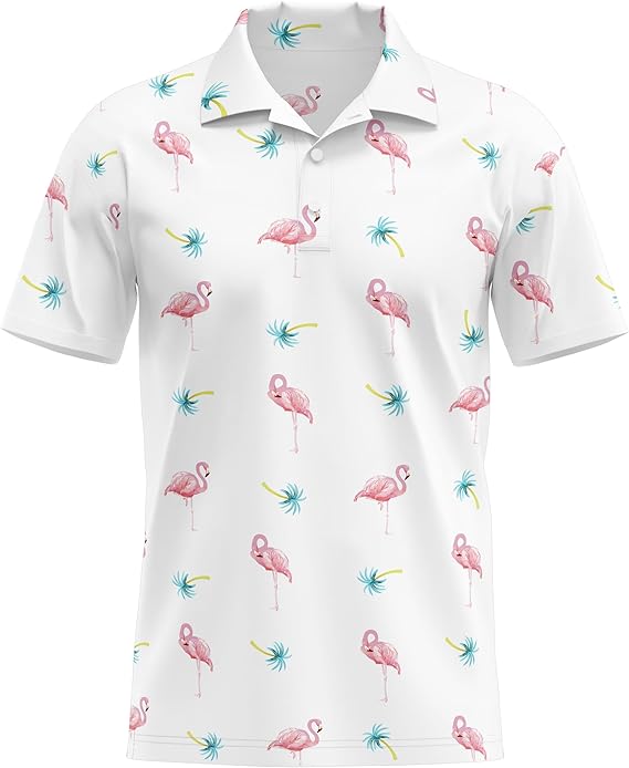 Mens Golf Shirt Short Sleeve Dry Fit polo t shirts