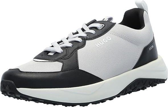 HUGO Men's Canvas Mix Sneaker