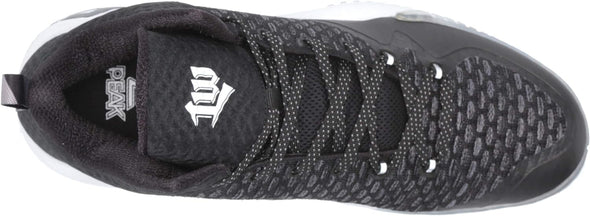 PEAK High Top Mens Basketball Shoes Lou Williams Streetball Master Breathable Non Slip Outdoor Sneakers Cushioning Workout Shoes for Fitness