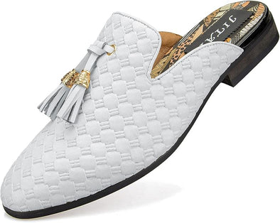 Mens Mules Mens Slippers Slip-On Loafers Casual Half Loafers Shoes Mens Backless Sandals