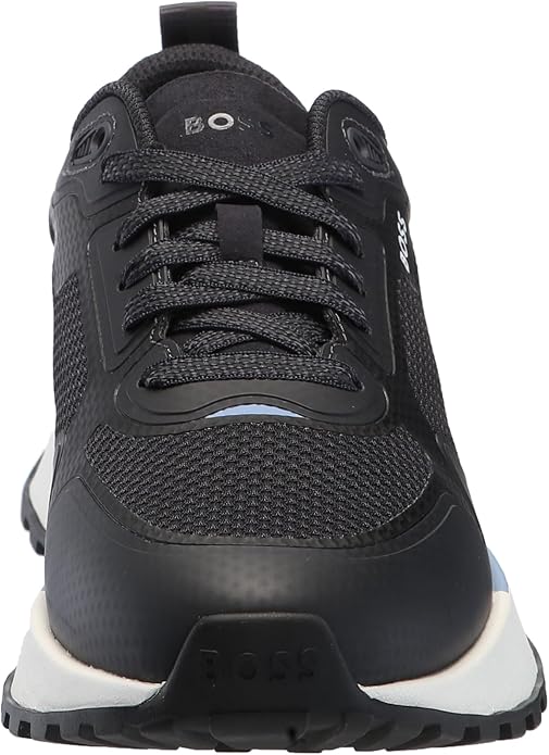 BOSS Men's Big Logo Mesh Mix Lace Up Sneaker