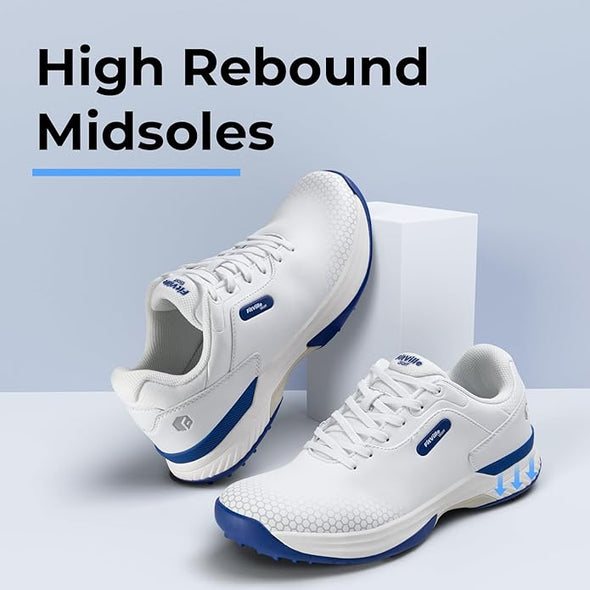 Wide & Extra Wide Mens Golf Shoes Professional Outdoor Waterproof Spiked Golf Shoes for Men