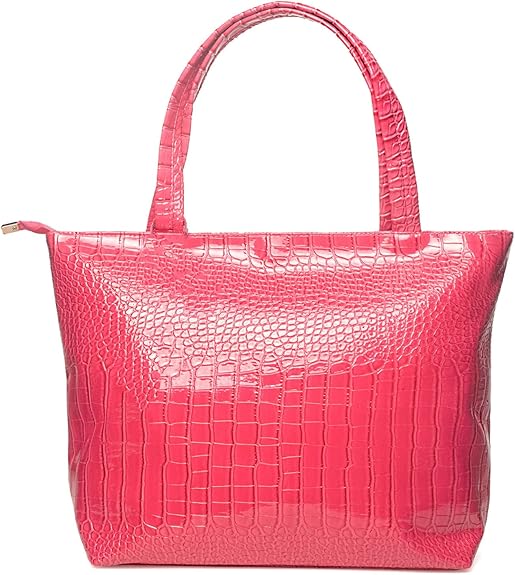 Womens Crocodile Large Tote Handbag Purse Shoulder Bag Travel Satchel Handbag