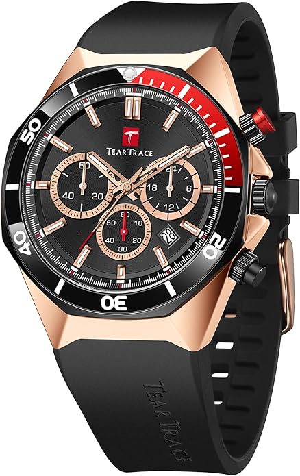Watches for Men Luxury Quartz Chronograph Waterproof Sport Wrist Watches
