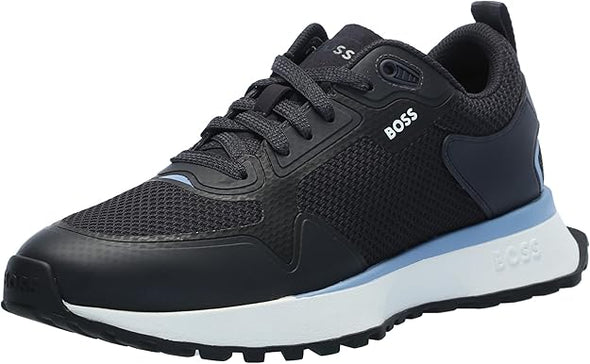 BOSS Men's Big Logo Mesh Mix Lace Up Sneaker