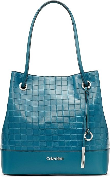 Calvin Klein Gabrianna Bubble Lamb North/South Key Item Tote