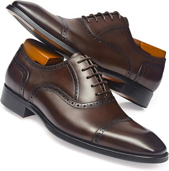 Dress Shoes Oxford Formal Modern Leather Shoes for Men